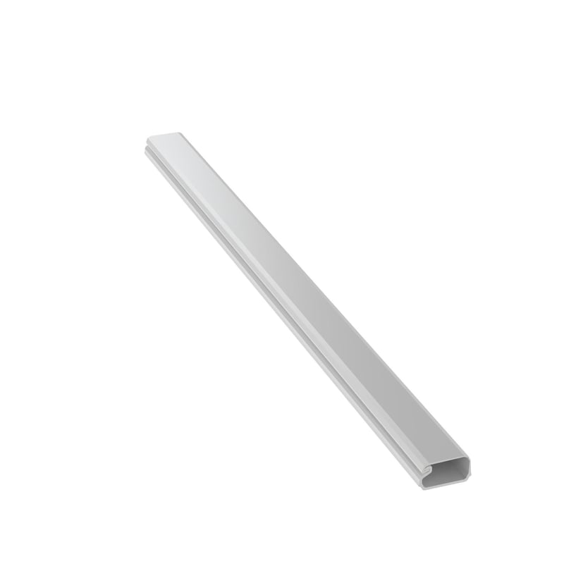 Panduit® Pan-Way® LD3WH8-A Low Voltage Channel Non-Metallic Raceway, 8 ...