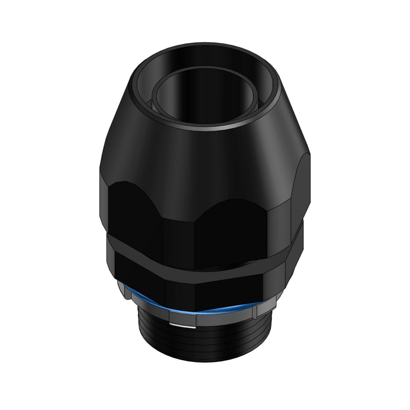 Pvc Conduit Bullets T&B Plastic Bullet LT38P Flexible Straight Conduit Connector, 3/8 in ...
