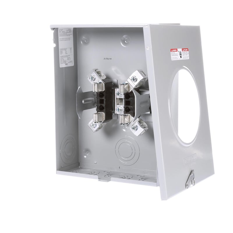 Siemens TALON® UAT417PG 8Cutout 1Position Type UAT4 Meter Socket