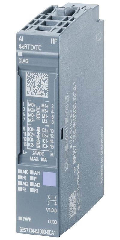 Siemens 6ES71346JD000CA1 PLC Analog Input Module, 4 Inputs, 16 bit ...