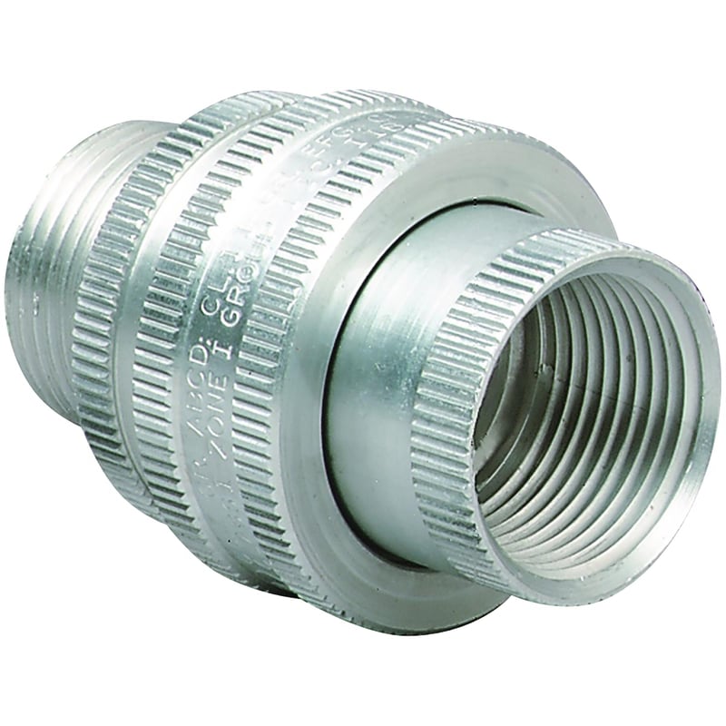 Conduit Box Union Killark® GUM-2 Male to Female Conduit Union, 3/4 in, Aluminum, Natural ...