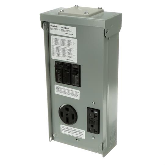 GE GE1LU502SS 1-Head Standard Unmetered RV Power Pedestal With Hub ...