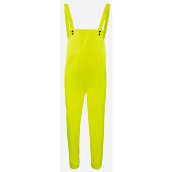 IRONWEAR 9573L Rain Bib Overall, Yellow, Extra Large Agilix Solutions