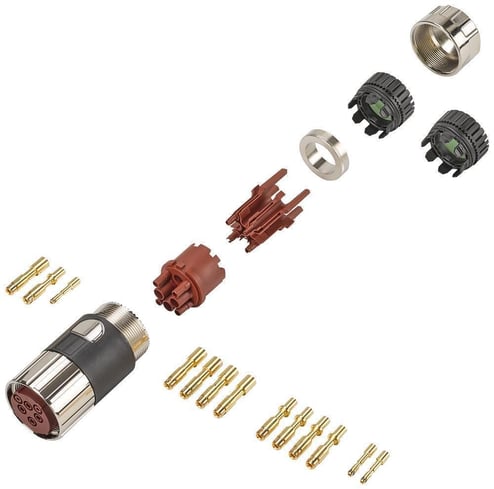 Siemens 6FX20031CG20 Male Pin Contact, For Use With Linear Motors