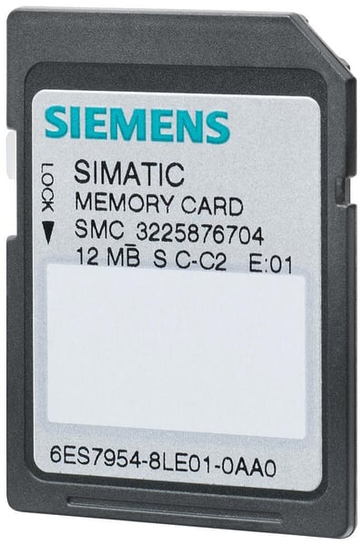 Siemens 6ES79548LC040AA0 SIMATIC S7 Flash-EPROM Memory Card, For